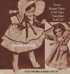 Sears 1940 Miss Sunshine . . the Wardrobe doll ad page 60