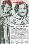 Sears 1935 Shirley Temple doll ad