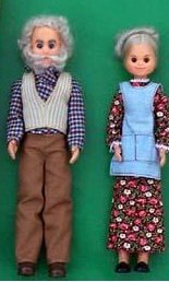 Grandpa & Grandma Sunshine dolls