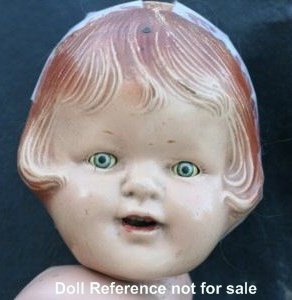 1930s Eegee, Chikie doll, 17", Patsy type