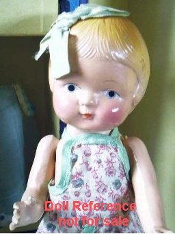 1932 Ralph Freundlich Trixbe doll, 11", Patsy type