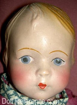 1930 Regal Kiss Me doll, 12 1/2" tall