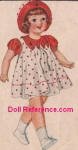 Spiegel 1933 Snappy Brunette doll, 21"