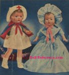 1942 Spiegel Patriotic Nurse Doll, Dolly Cries Mama doll ad 