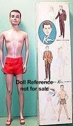 0750 Ken doll flock hair(1961)
