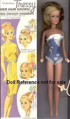 1964-1965 70211 Tressy, Hi Fashion doll # 70211 