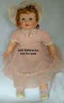1953 American Character Chuckles doll, 19"