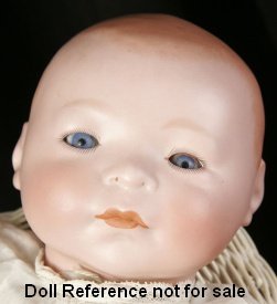 Amberg 1914 Newborn Babe doll 13"