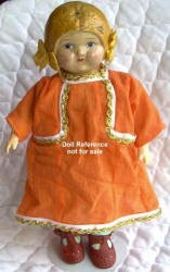 Amberg 1924 Sunny Orange doll