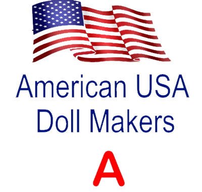 American USA Doll Makers list - A