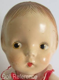 1930s Doll Corporation of America Polly Prim doll, 12", Patsy type doll