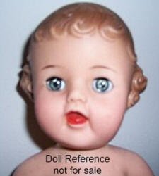 Ideal 1952 Hugee Girl doll 15"