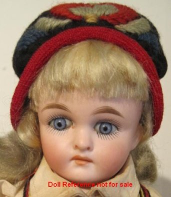 Kling bisque doll, mold 123, 13"
