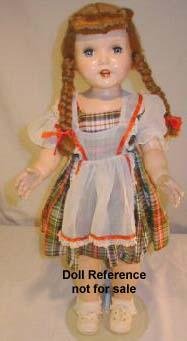 1951 Paris Doll Corp. Rita walking doll, 28"