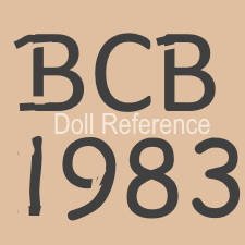 Bev Brown doll mark BCB, Brown House Dolls reproduction 1983