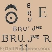Bru Jne doll marks