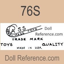 Cass Toys doll mark label Athol, Mass Toys