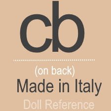 Enzo Ceccon Bambola doll mark cb Made in Italy