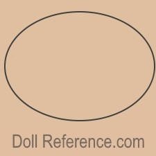 Circle blank doll mark USA, several makers