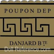 Danjard doll mark Poupon Dep