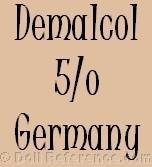 Dennis, Malley & Company doll mark Demalco 5/0 Germany