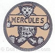 Josef Deuerlein doll mark teddy bear, symbol Hercules
