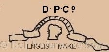 Diamond Pottery Company doll mark DPCo English Make