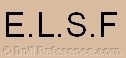 East London Federation of Suffragettes Toy doll mark E.L.S.F.