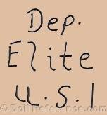 Elite Doll Co mark Dep. Elite U.S. 1