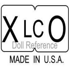 Exeloid Company celluloid doll & toys mark XLCO Made in USA