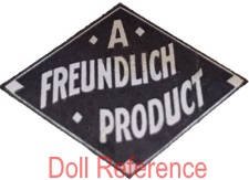 Ralph A. Freundlich doll label