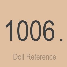 German doll mark 1006