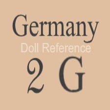 German doll mark Germany 2G