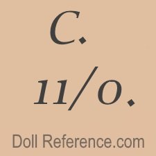 German doll mark C. 11/0.