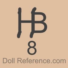 German doll mark HB 8