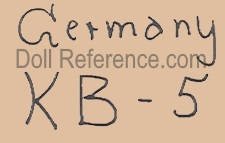 German doll mark KB - 5