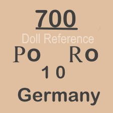 German doll mark 700 PO RO 10 Germany