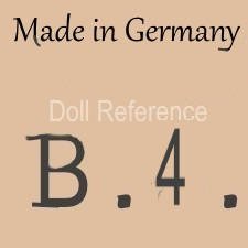William Goebel doll mark Made in Germany B4