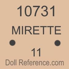 Gebrüder Heubach doll mark 10731 Mirette
