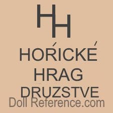 Hrag Hoŕick Druzstve doll mark HH