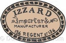 Izzard Importer doll mark 136 Regent St. 136