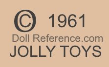 Jolly Toys doll mark © 1961
