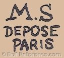 Leredde & Sonnet doll mark MS depose Paris
