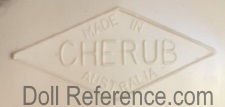 Theo. H. Levy doll mark Cherub Made in Australia inside a triangle