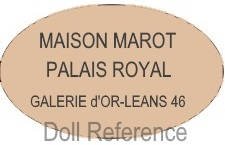 Jean Henry Marot doll mark label Maison Marot Palais Royal Galerie d'Or-Leans 46