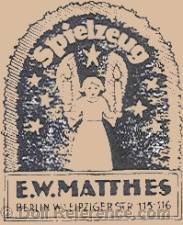 Eduard Wilhelm Matthes doll mark