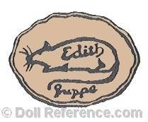 Edith Maus cloth doll mark mouse symbol