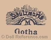 Morgenroth & Company doll mark Schutzmerke M Gotha