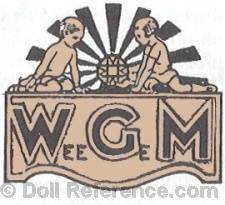 Wilhelm G. Muller doll mark Wee Ge M label
<p style=