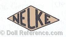 Nelke Doll Company mark NELKE inside a diamond